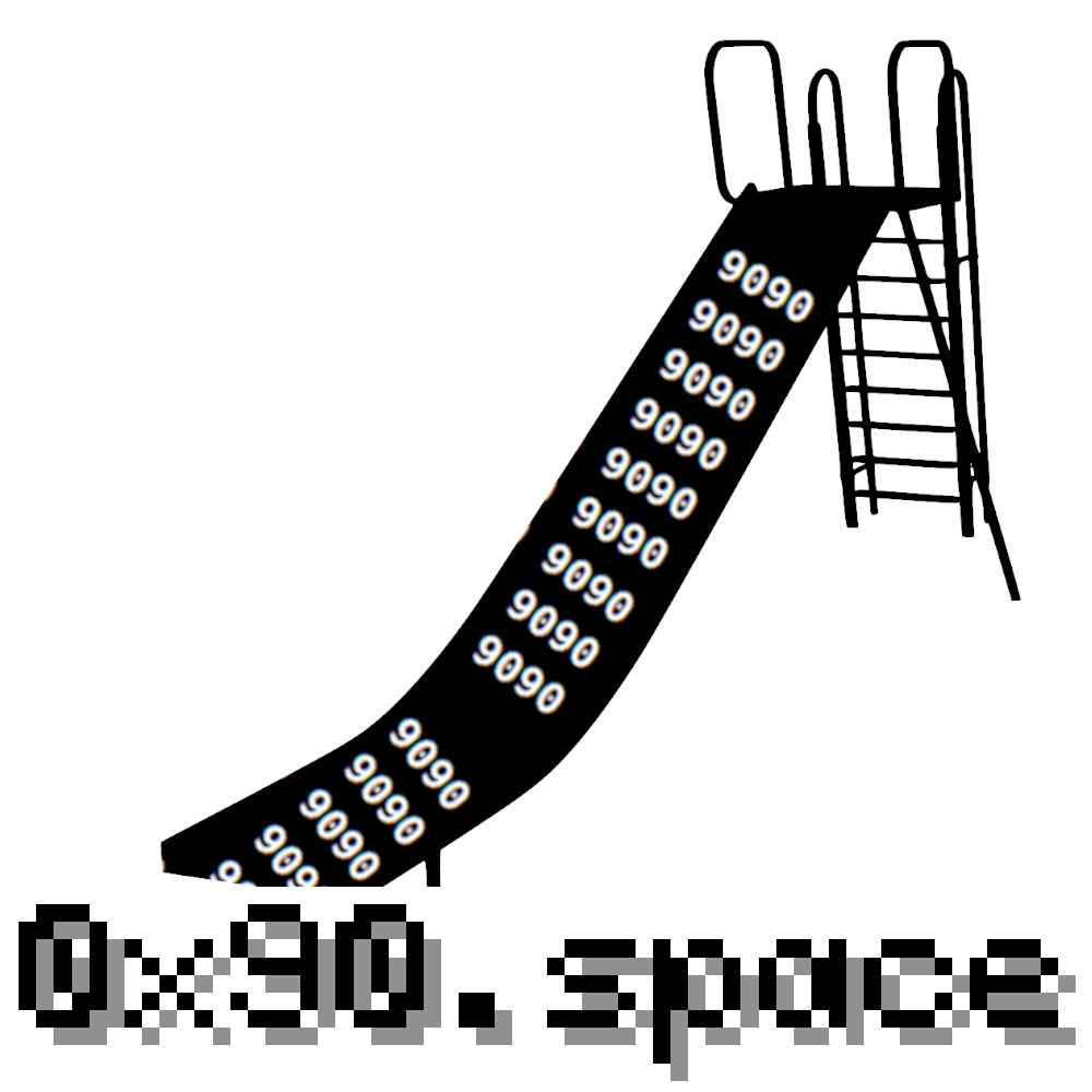 Logo 0x90 space